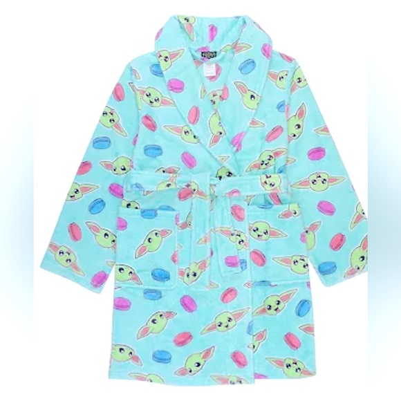 Star Wars Other - New Star Wars The Mandalorian Baby Yoda Macarons Robe Kids Size 6 NWT *Sealed*